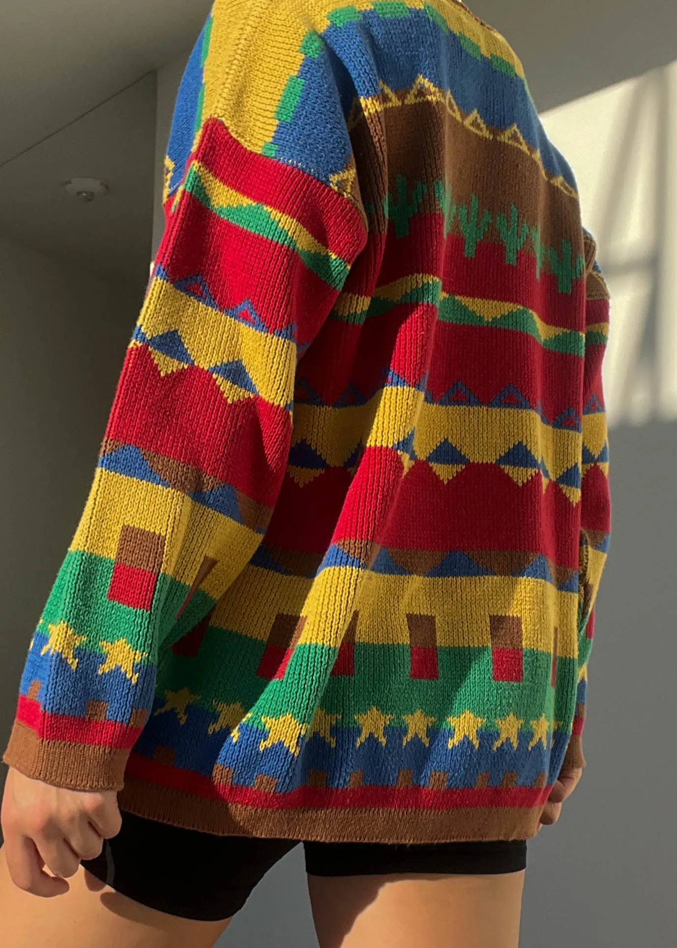80's Rainbow Desert Knit (L)