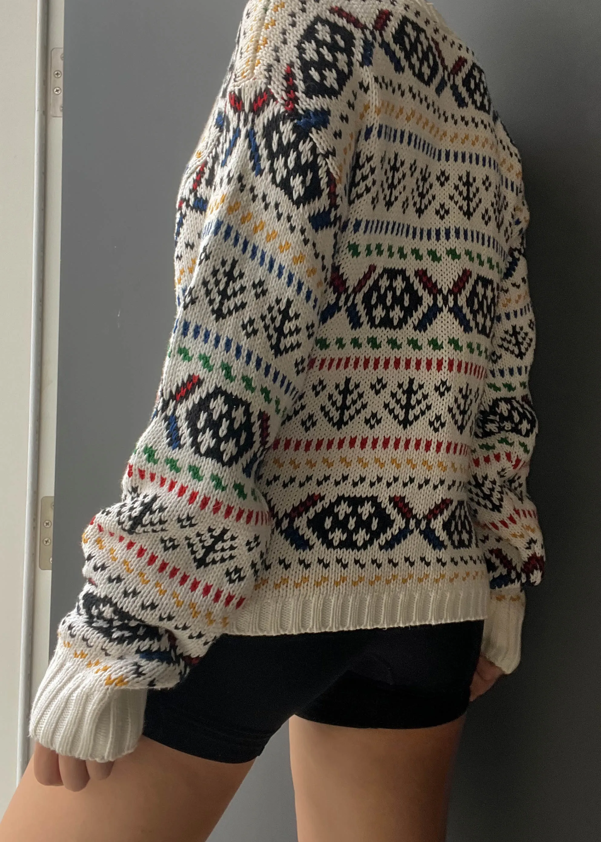 90's LizSport Patterned Knit (M)