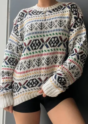 90's LizSport Patterned Knit (M)