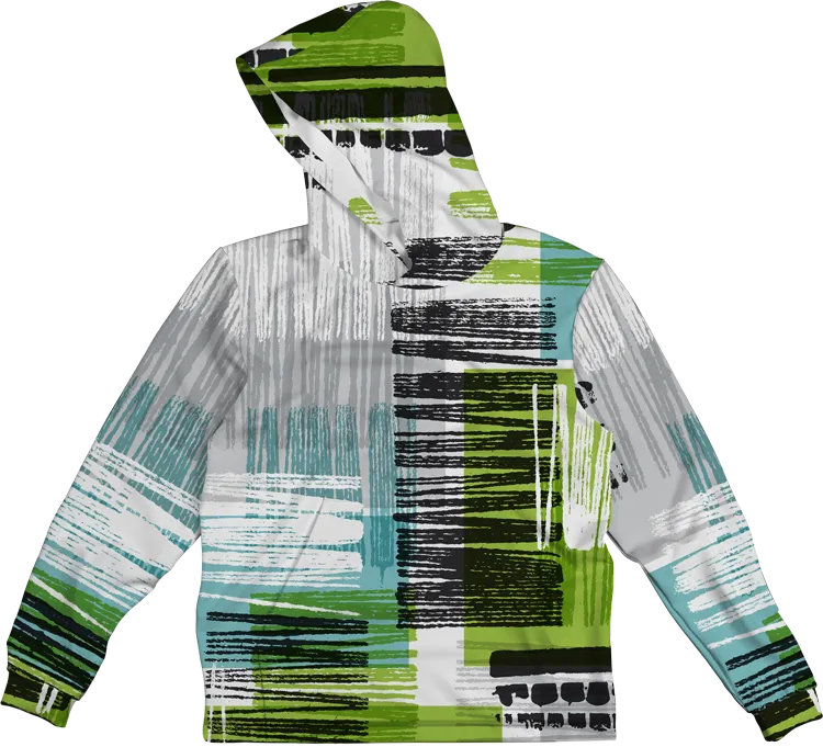 ABSTRACT PATTERN 3D LIGHTWEIGHT SUN HOODIE