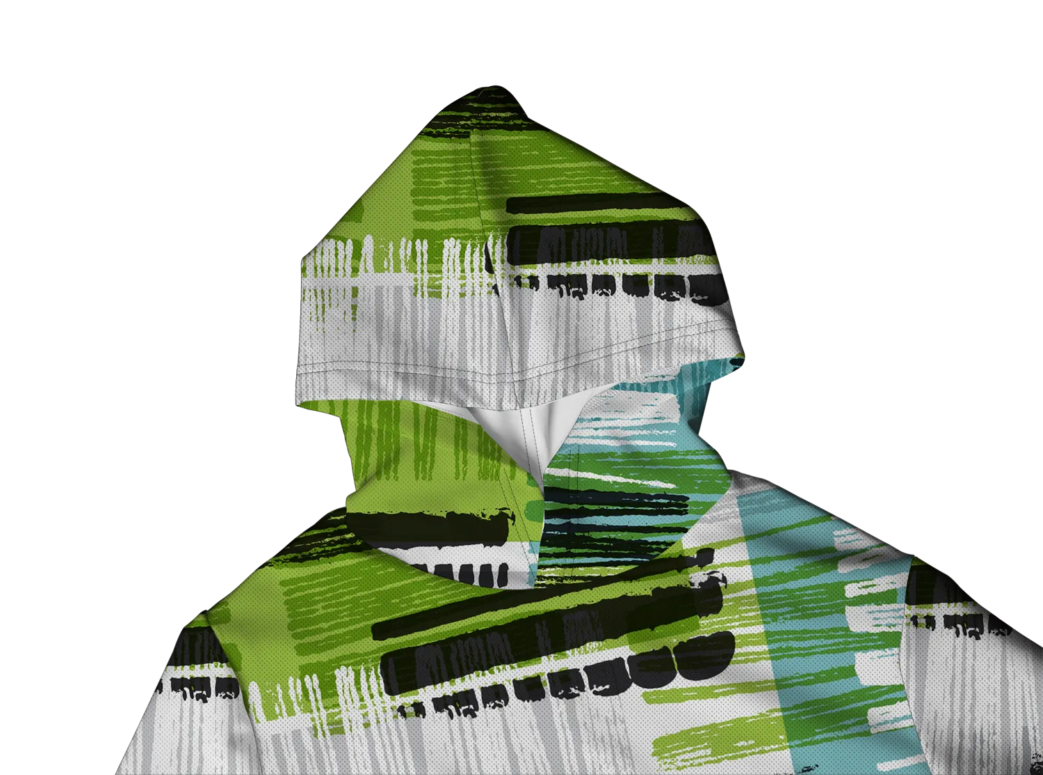 ABSTRACT PATTERN 3D LIGHTWEIGHT SUN HOODIE