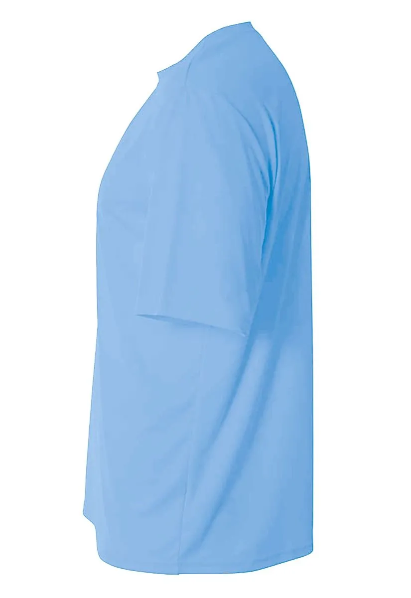 ADULT A4 Short Sleeve Baselayer Performance Crew Shirt