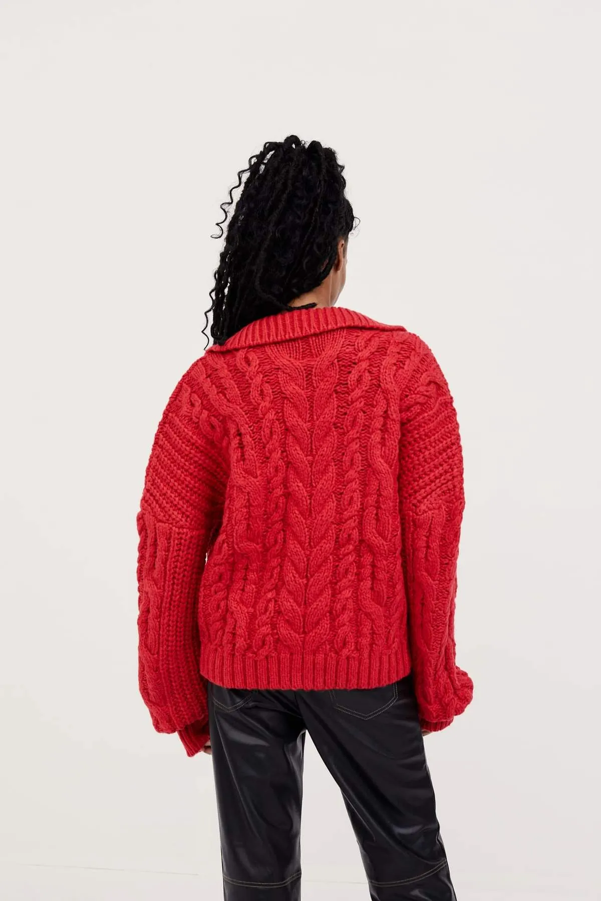 Andie Zip Front Sweater