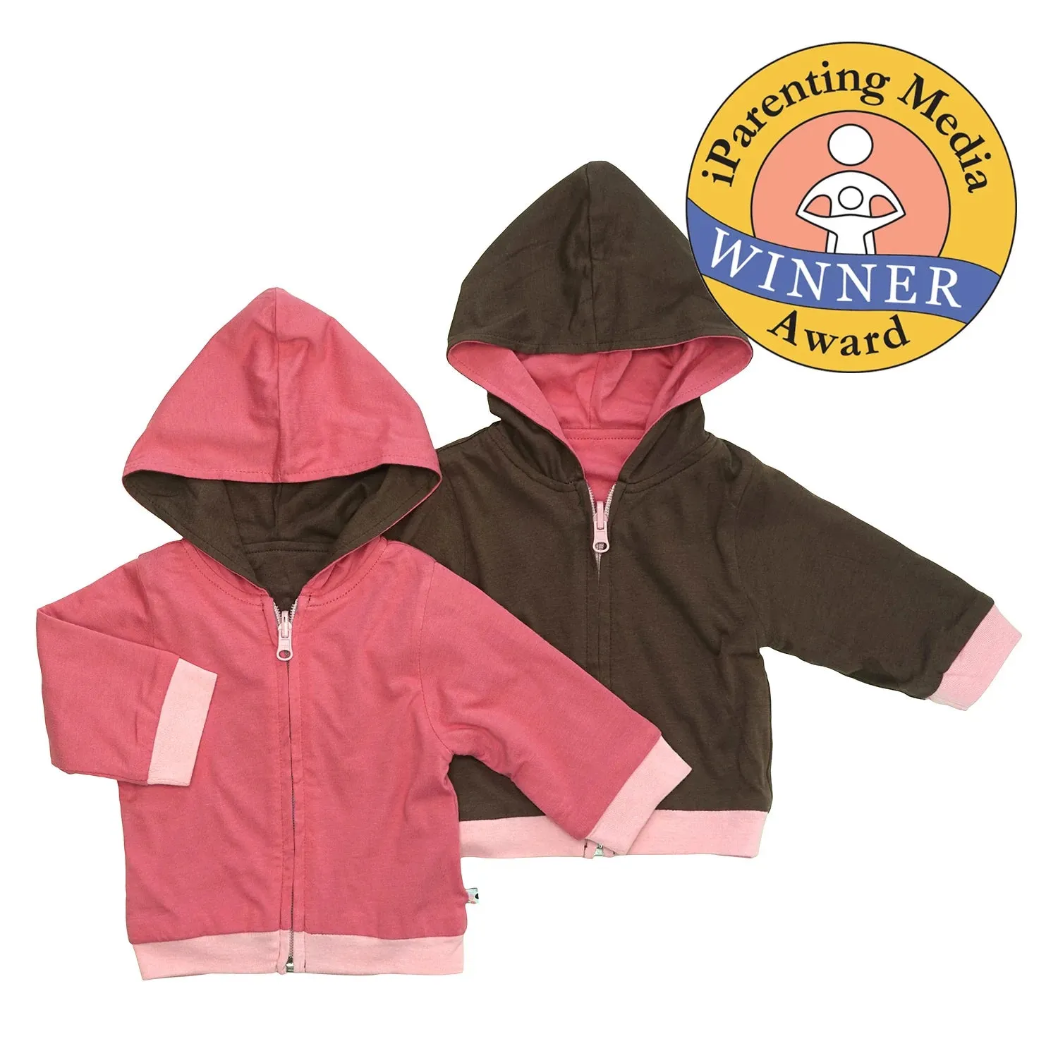 Babysoy Reversible Zipper Hoodie