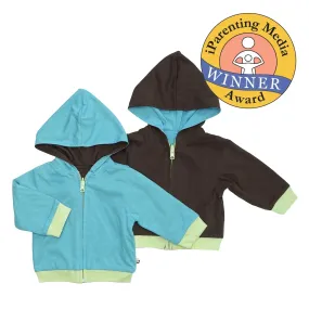 Babysoy Reversible Zipper Hoodie