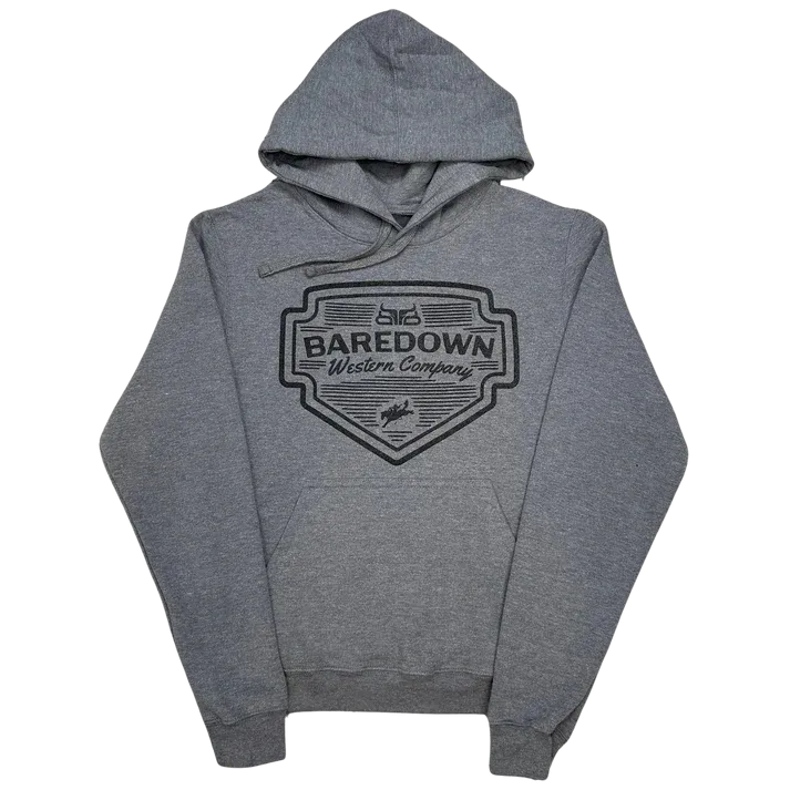 Baredown Brand FRONTIER-Grey Hoodie