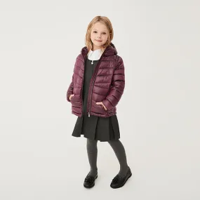 Berry Red Shower Resistant Padded Jacket (3-12yrs)