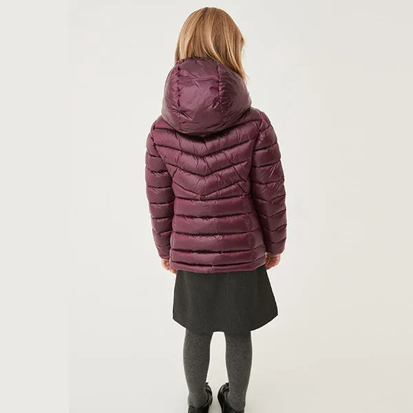 Berry Red Shower Resistant Padded Jacket (3-12yrs)