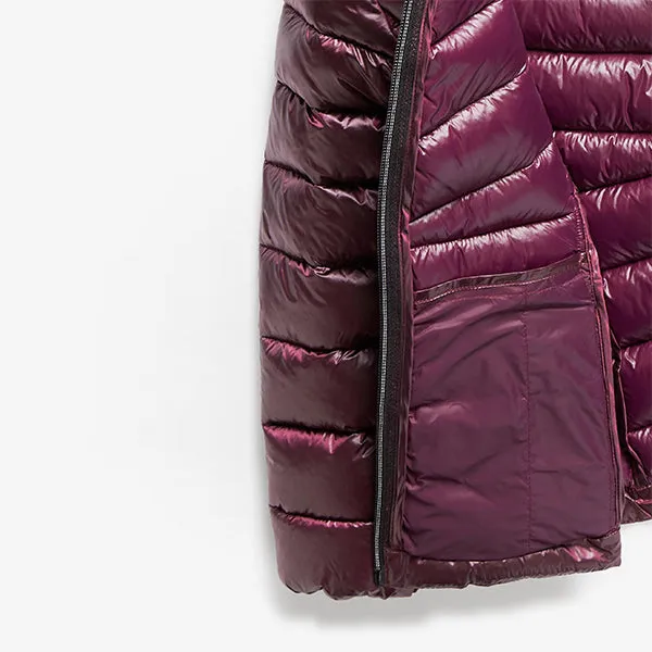 Berry Red Shower Resistant Padded Jacket (3-12yrs)