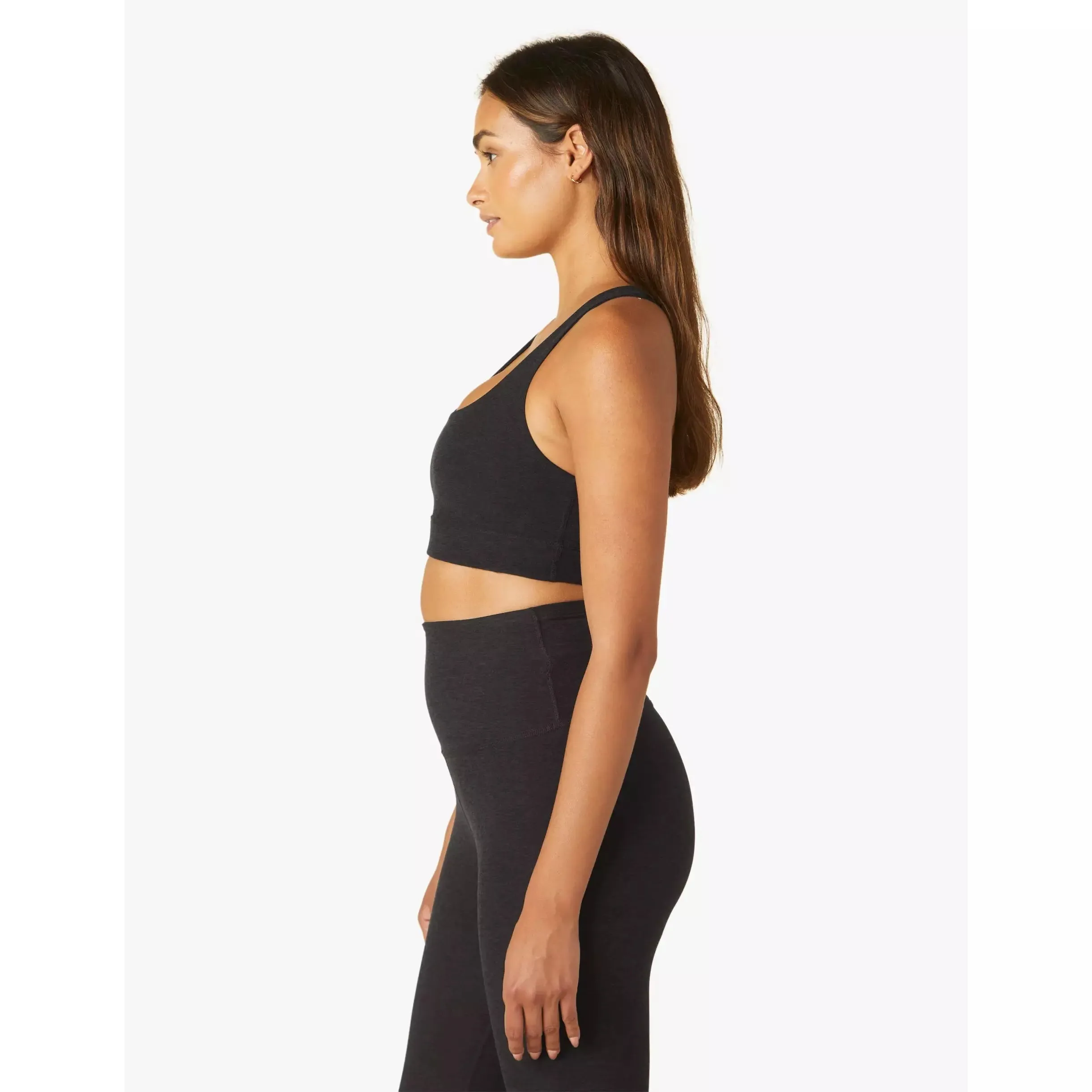 Beyond Yoga Spacedye In A Twist Bra Darkest Night