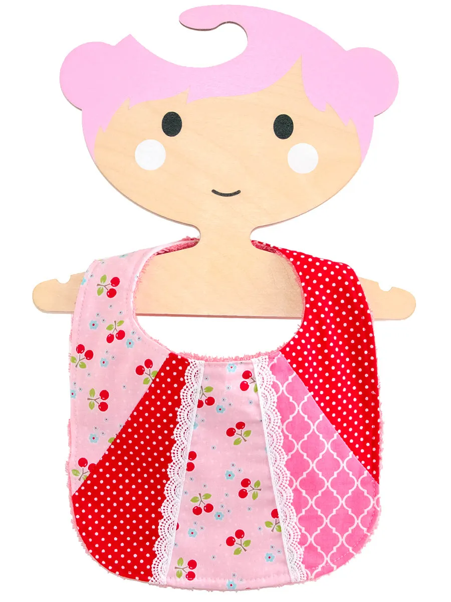 (BIB3) Patchwork Baby Bib Pattern  (0-24M)