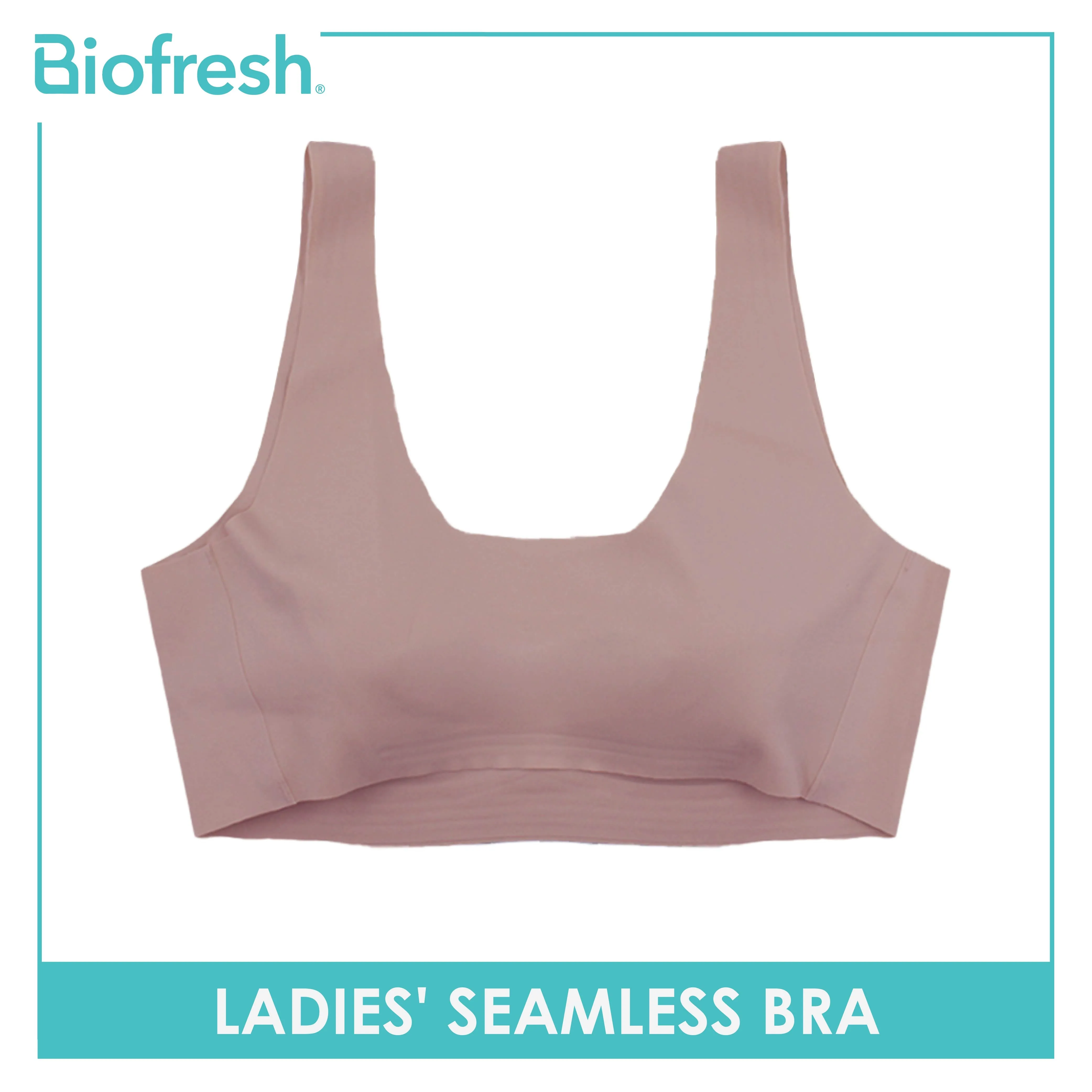Biofresh Ladies' Antimicrobial Seamless Bra 1 piece ULBR3201