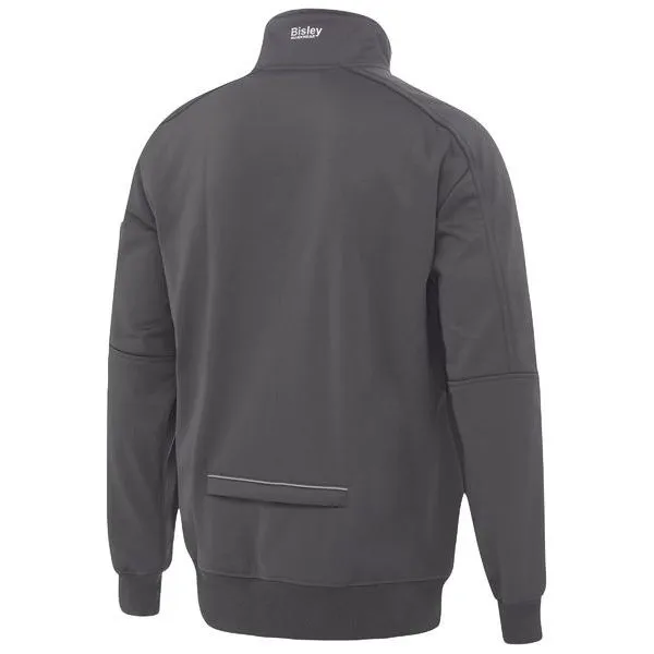 Bisley 1/4 Zip Work Fleece Pullover With Sherpa Lining (BK6924) (Clearance)
