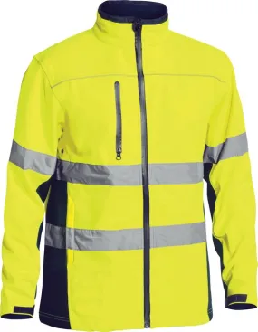 Bisley - BJ6059T Hi Vis Soft Shell Jacket with 3M Reflective Tape