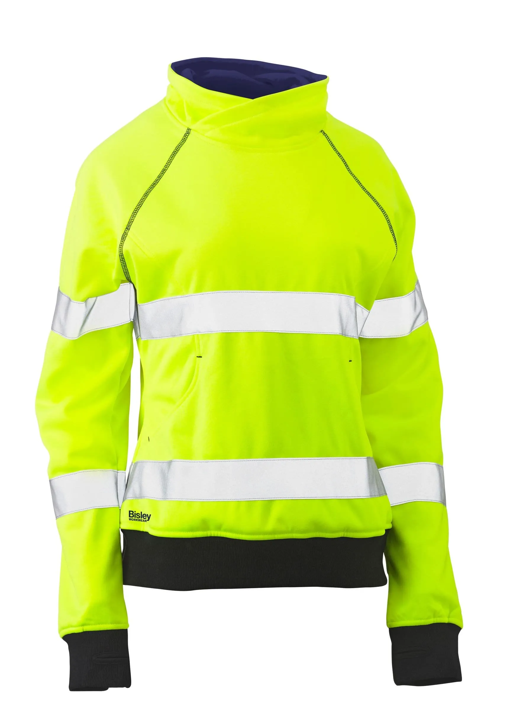 Bisley Women's Taped Hi Vis Fleece Jumper (BKL6818T)
