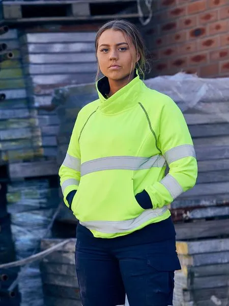 Bisley Women's Taped Hi Vis Fleece Jumper (BKL6818T)