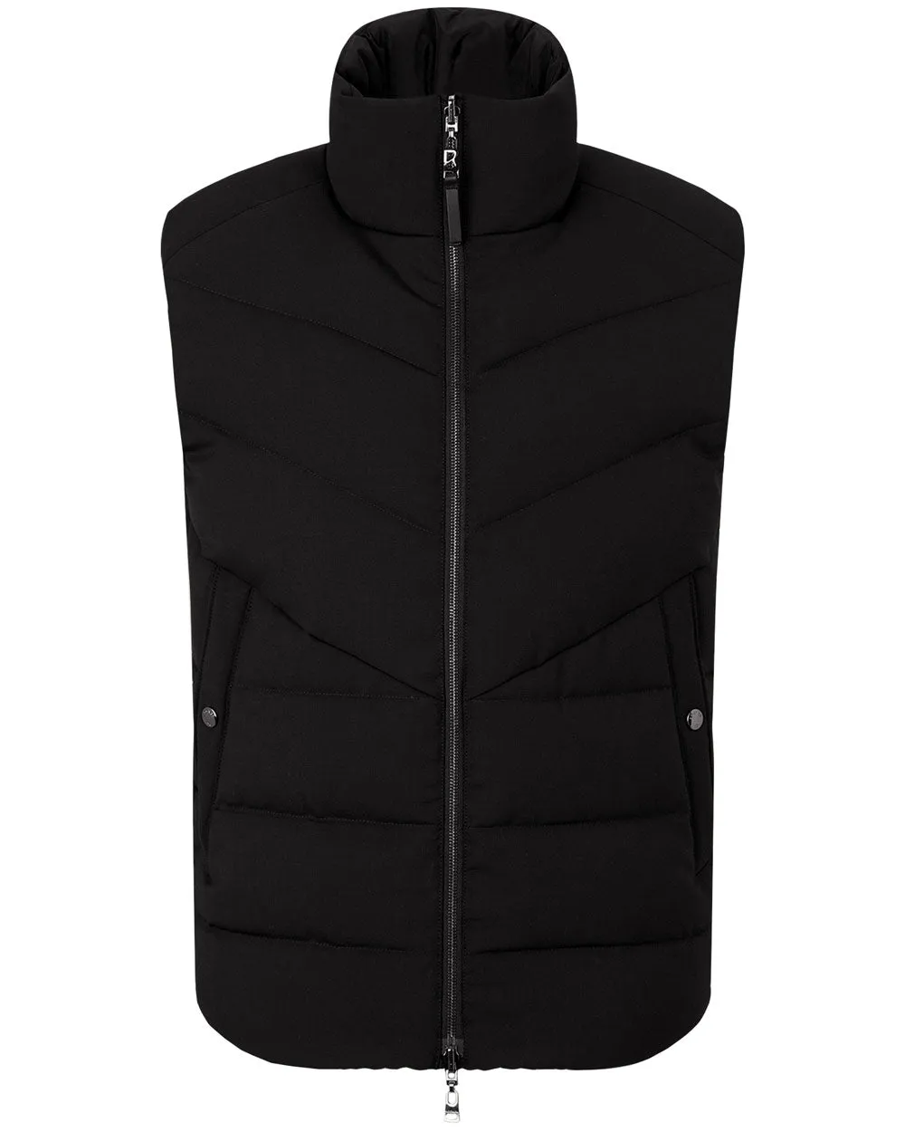 Black Aron Reversible Waistcoat