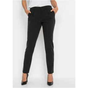 Bodyflirt Black Smart Striped Trousers