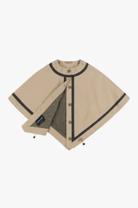 Bonded Rain Cape - Stone / Olive