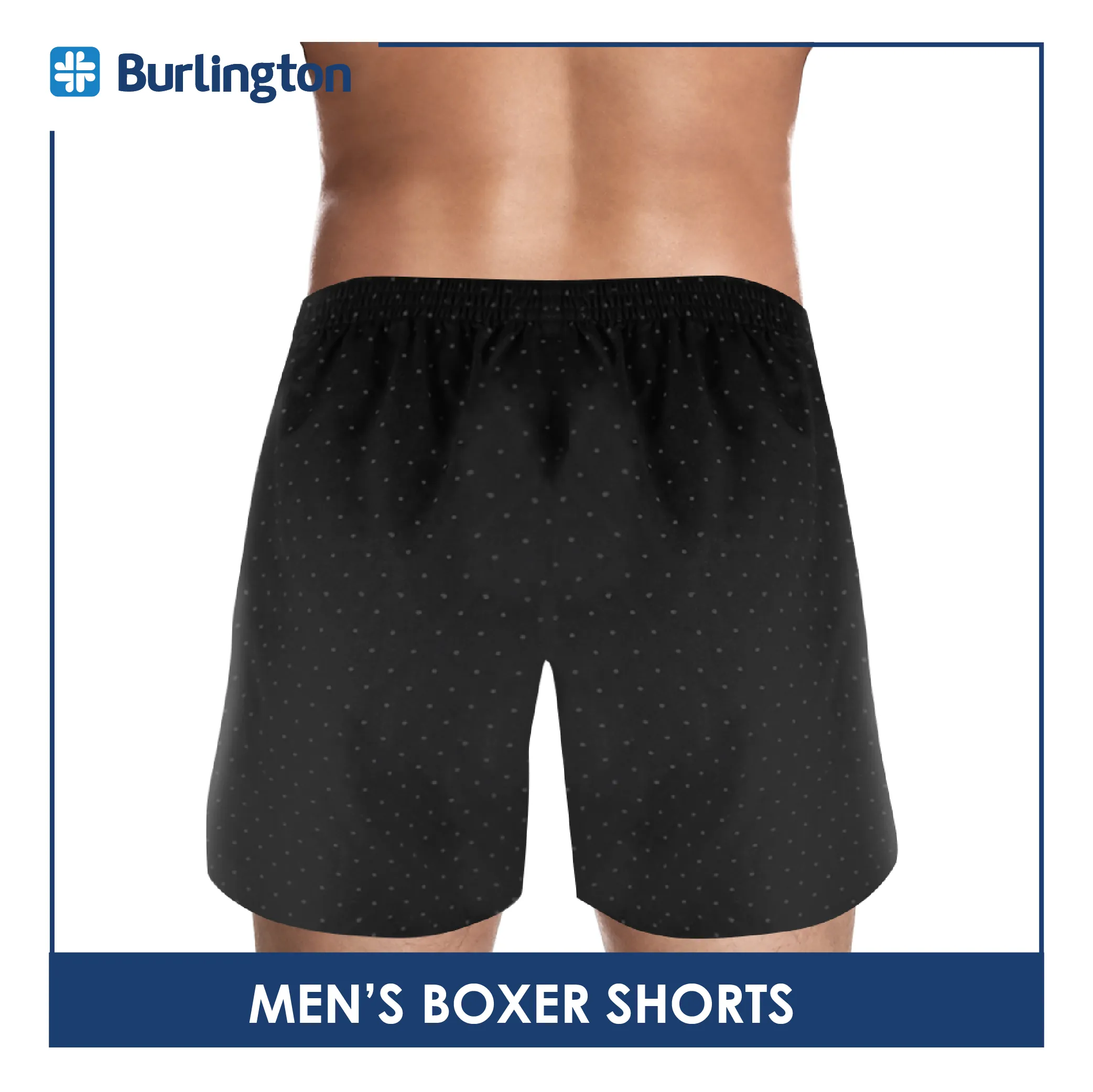Burlington Men's Woven Boxer Shorts 1 piece GTMBX1301