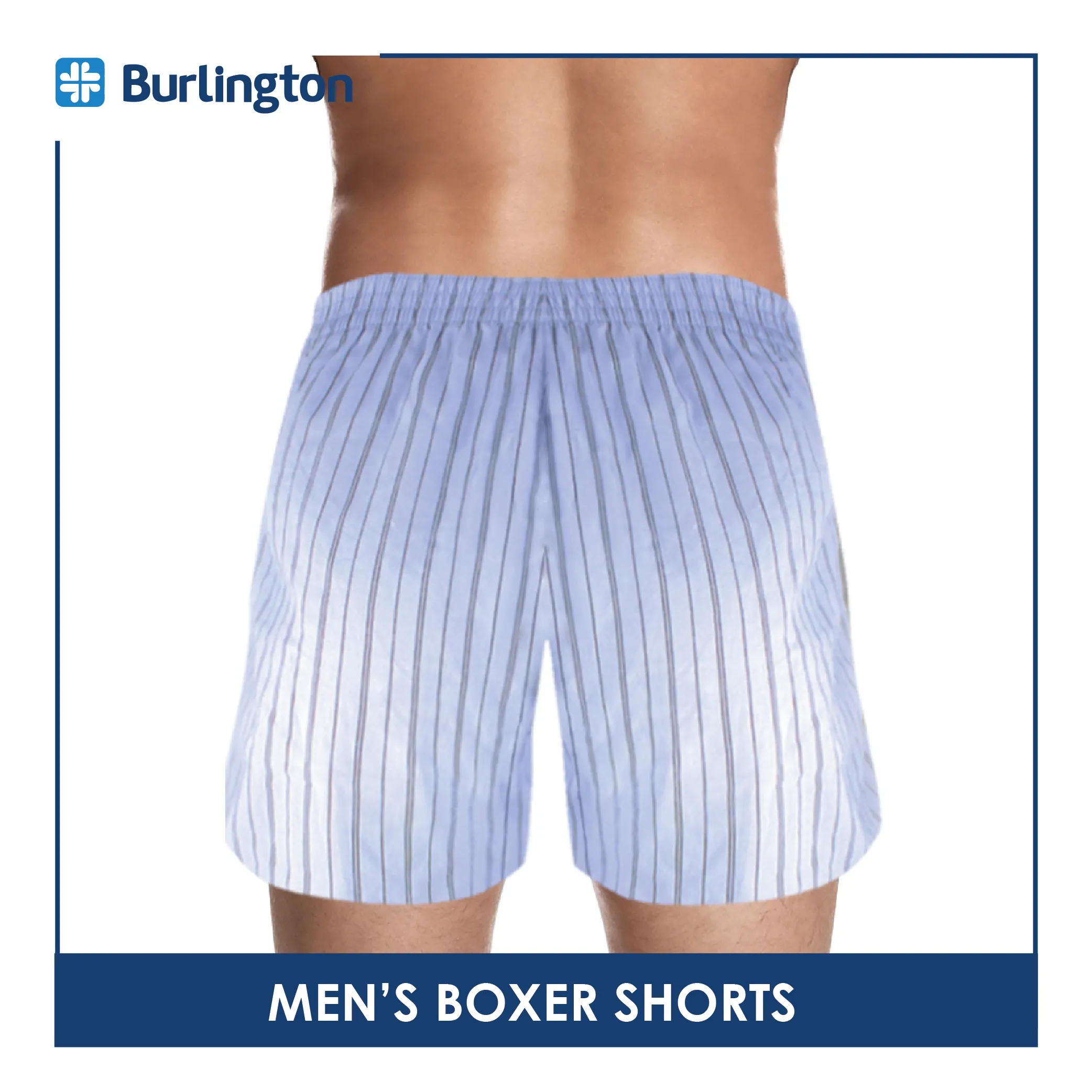 Burlington Men's Woven Boxer Shorts 1 piece GTMBX1410