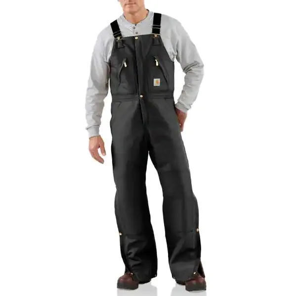 CARHARTT LOOSE FIT FIRM DUCK INSULATED BIBERALL R38