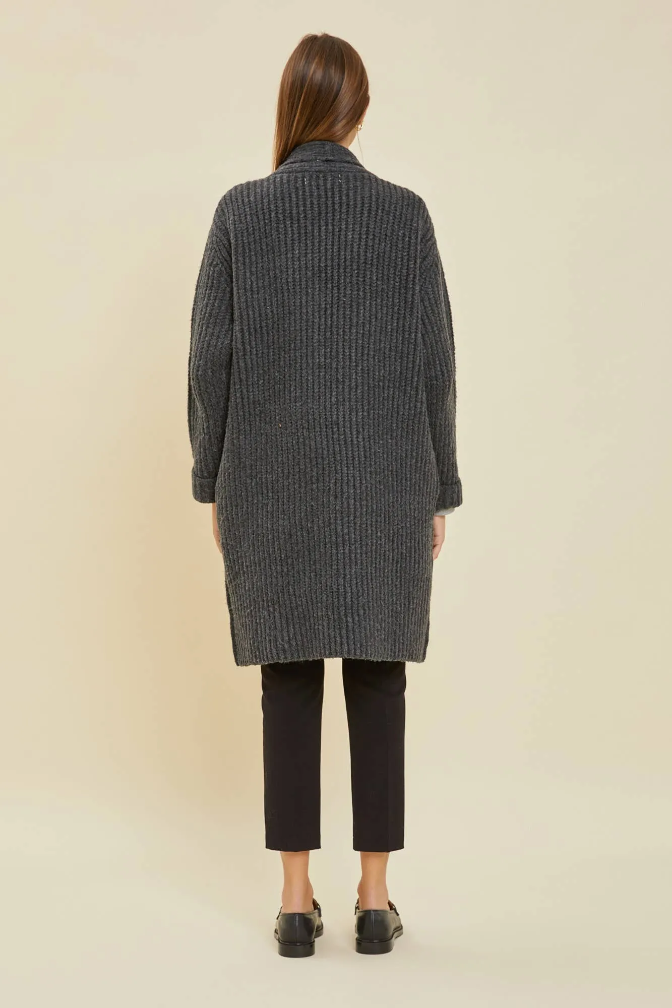 Carols in the Season Chunky Cable Knit Cardigan