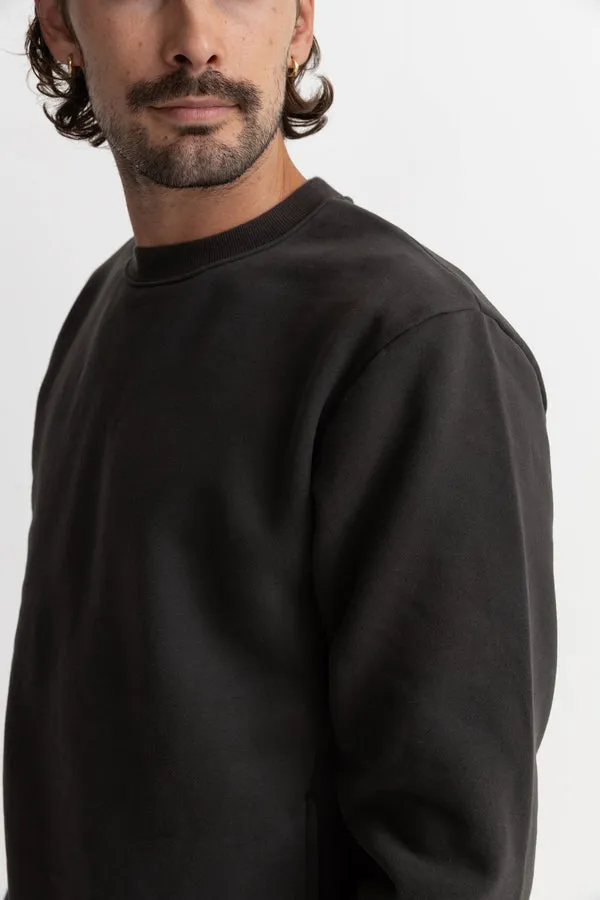 Classic Fleece Crew Black