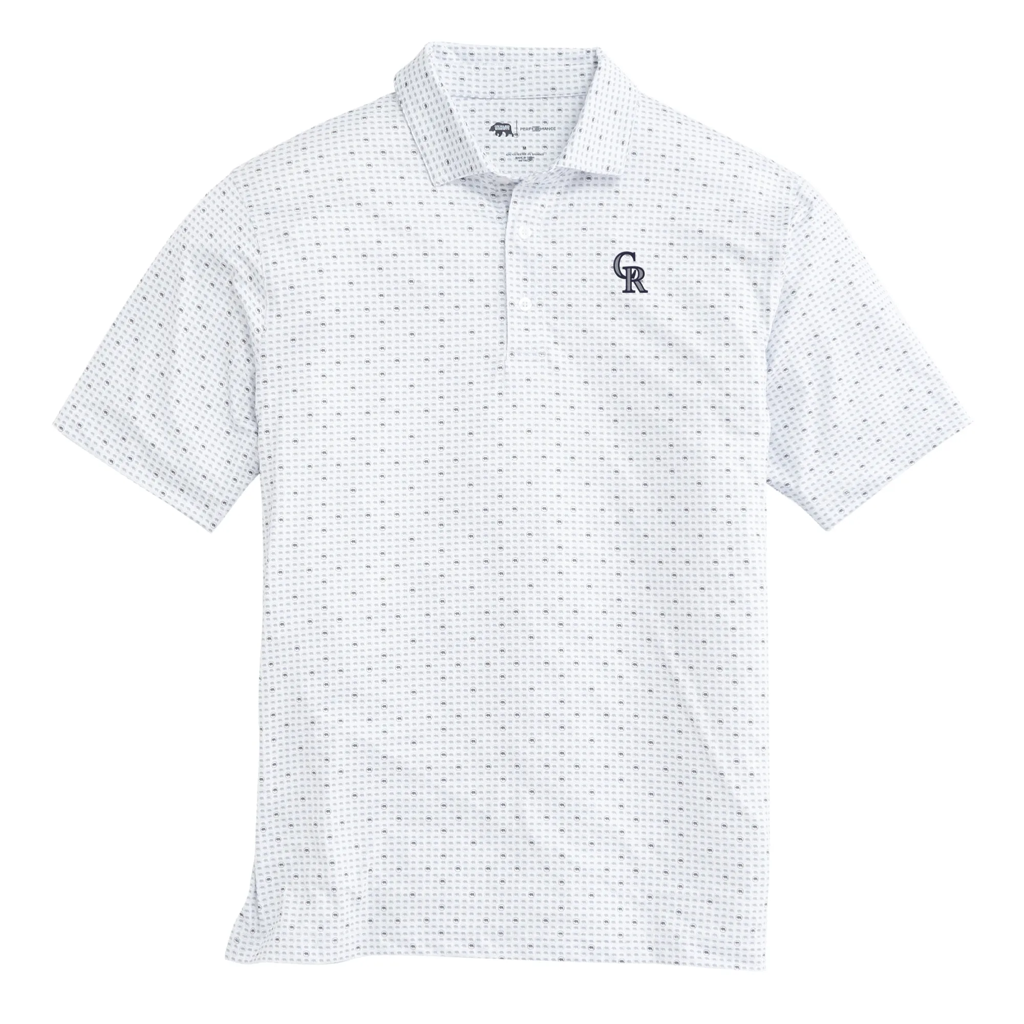 Colorado Rockies Tour Logo Printed Performance Polo