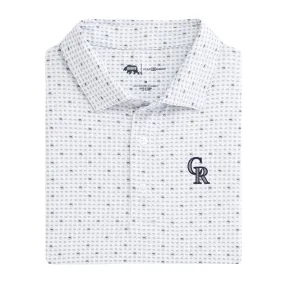 Colorado Rockies Tour Logo Printed Performance Polo