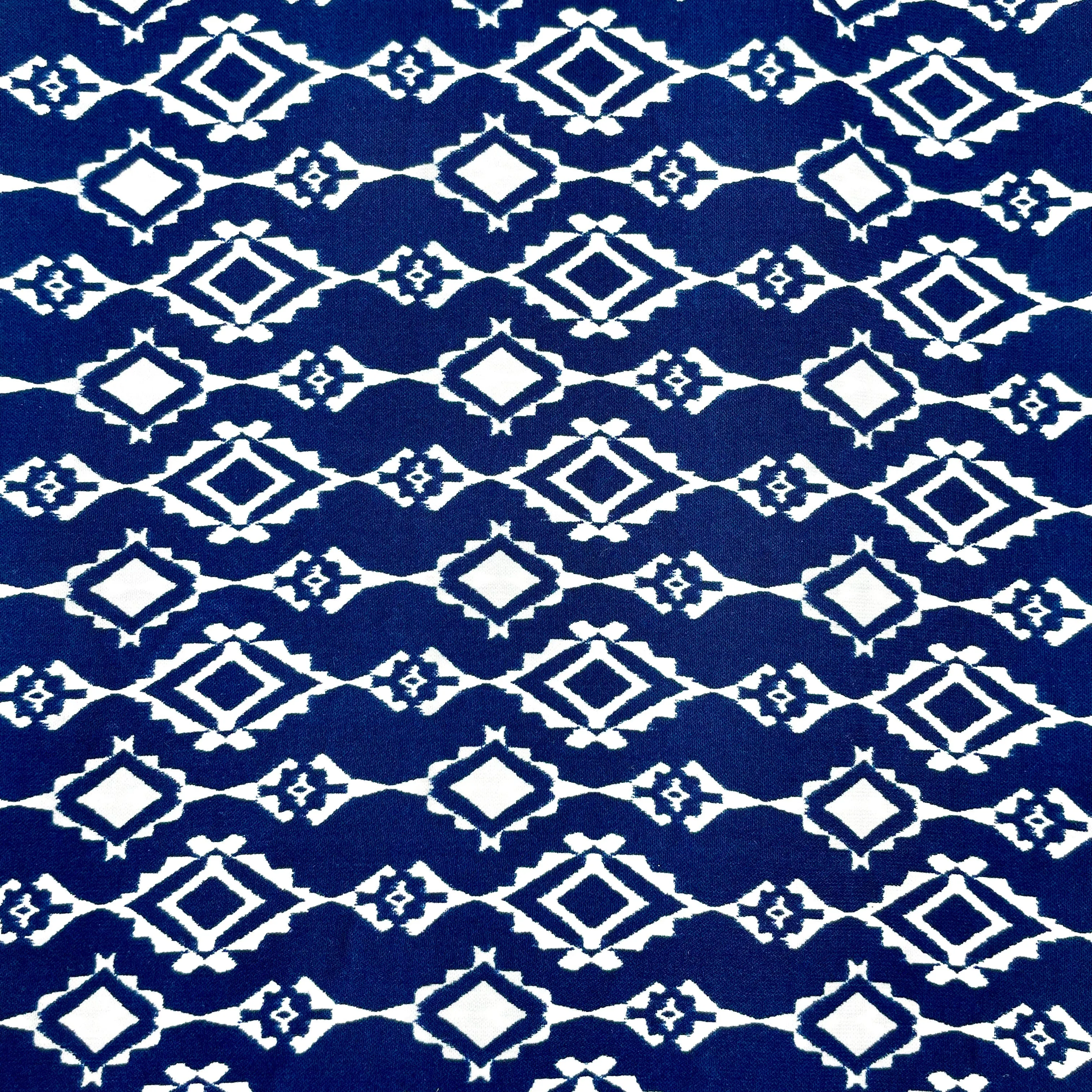 Contemporary Blue Poly Woven Fabric - 3 1/4 yds x 60"