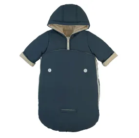 Cozy & Cute: Reversible Baby Snowsuit with Hood