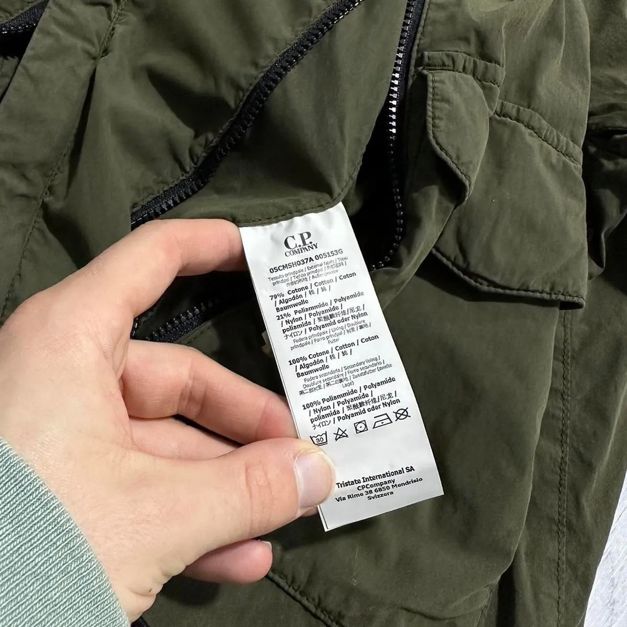 CP Company 50 Fili Cotton Double Pocket Overshirt