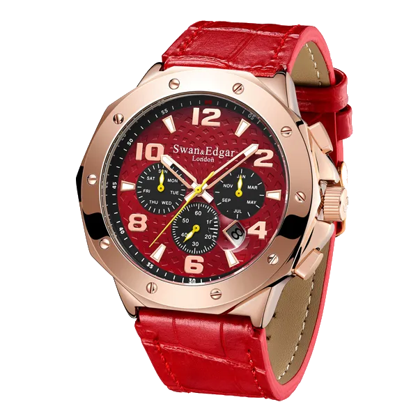 Defence Timer Automatic - Rose Red