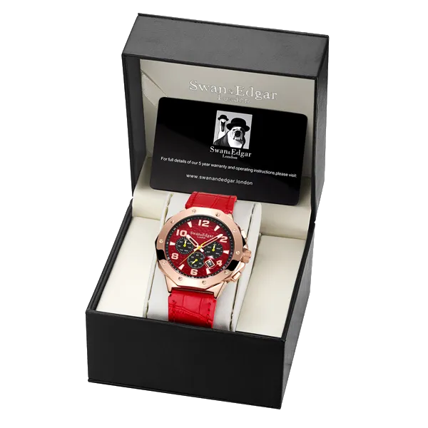 Defence Timer Automatic - Rose Red