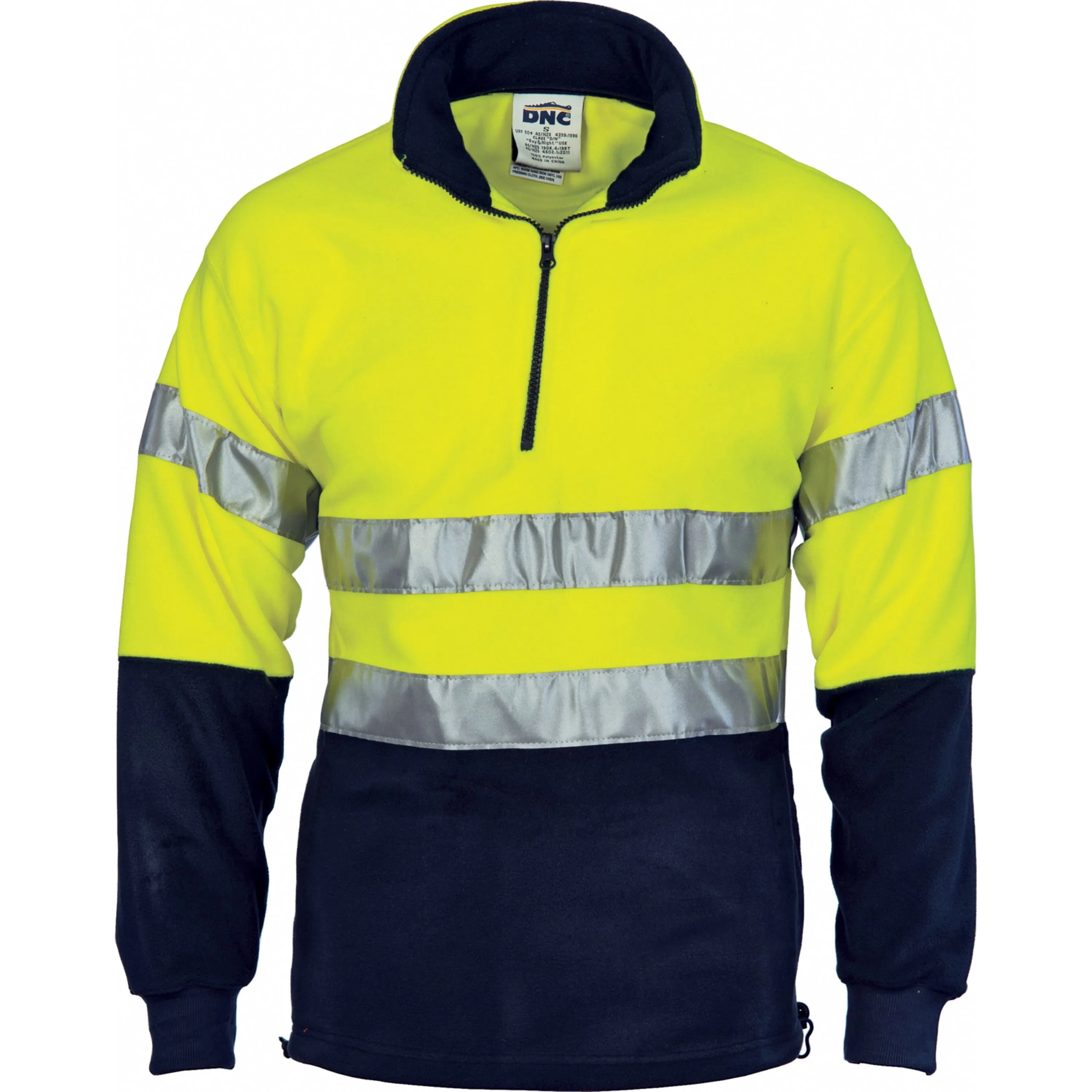 DNC - 3829 - POLO FLEECE-TAPE 1/2 ZIP