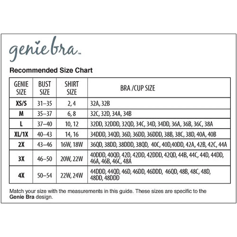 Dream by Genie Bra - Padded -  Nude - Large  (Bust 37-40)