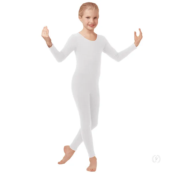 Eurotard 44129C Youth Microfiber Scoop Neck Long Sleeve Unitard