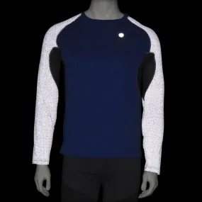 FINAL SALE: Sentinel Reflective Men's Long Sleeve Shirt in Cobalt/Graphite