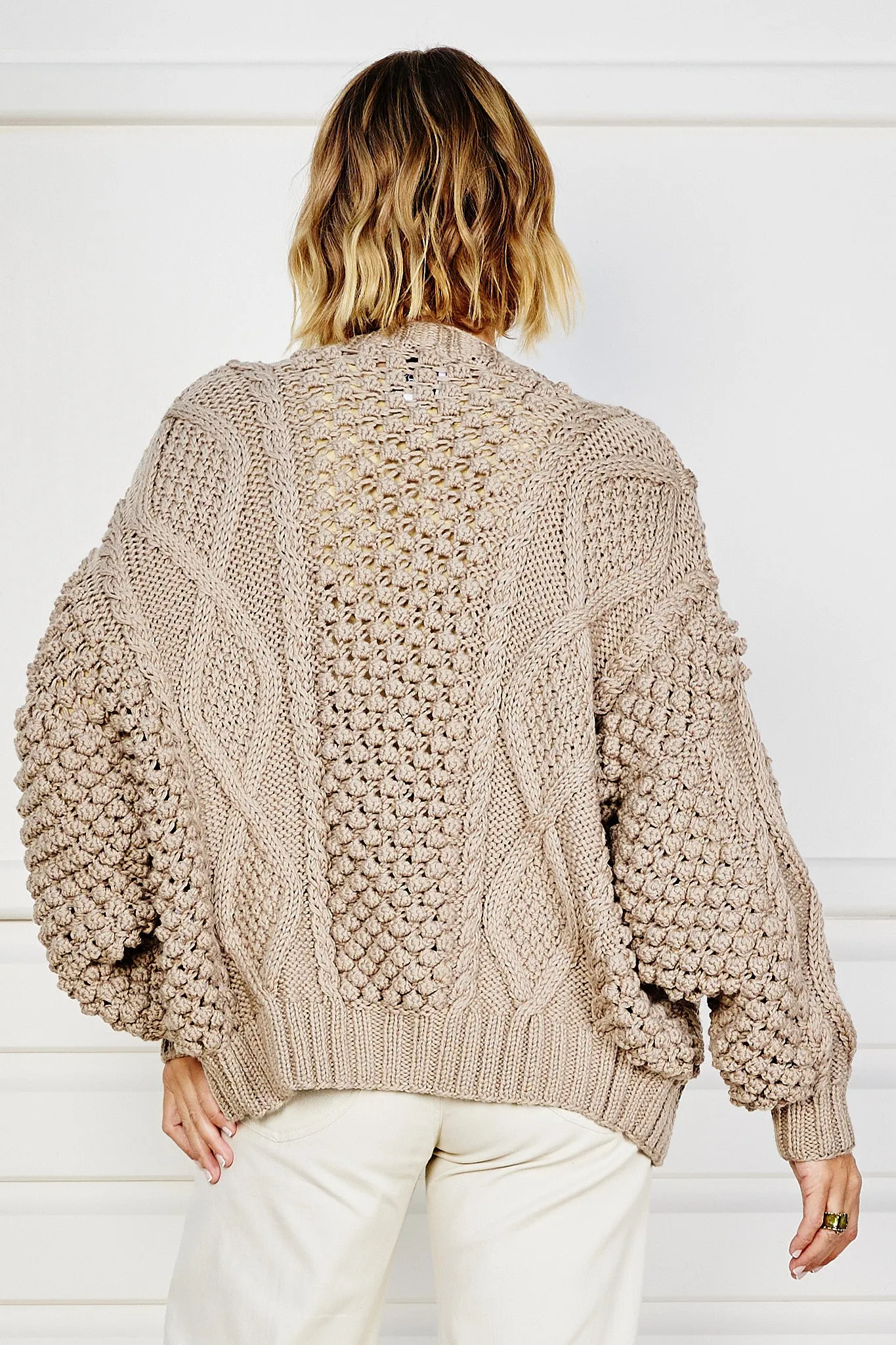 First Born Knits - Chunky Knit Cardigan