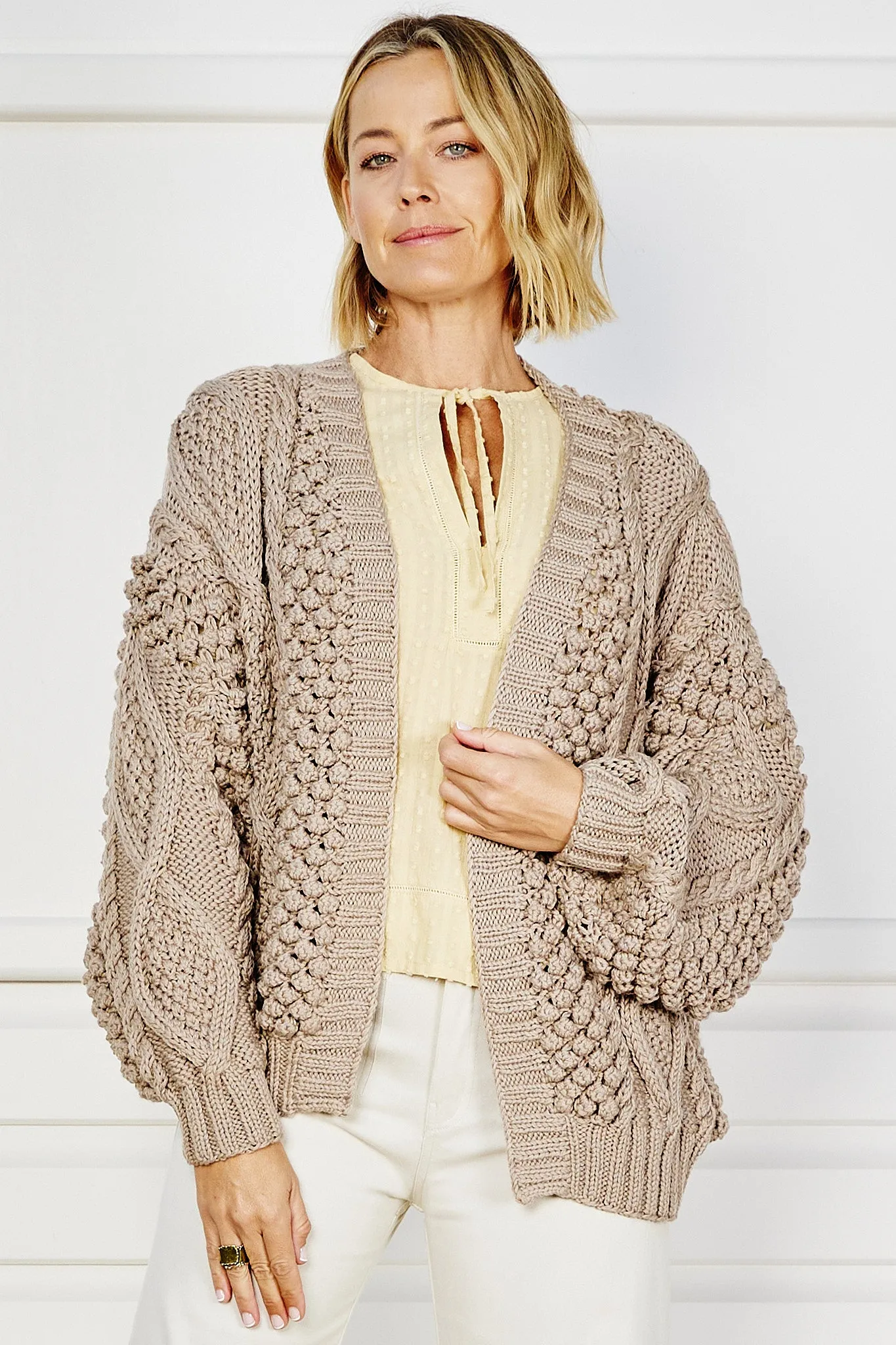 First Born Knits - Chunky Knit Cardigan