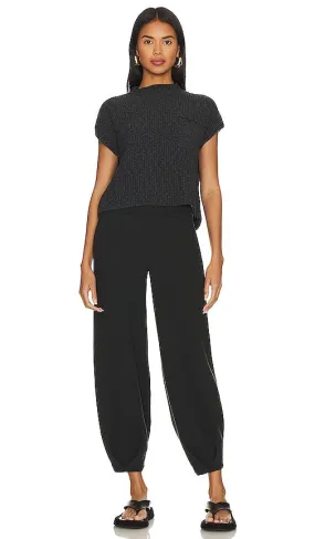 Free People Freya Sweater Set in Black