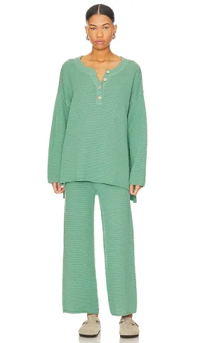 Free People Hailey Set in Teal