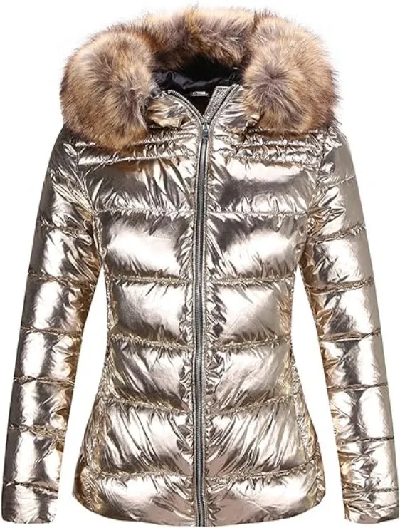 Giolshon Women Lightweight Puffer Jacket, Winter Coats Warm Quilted Coat