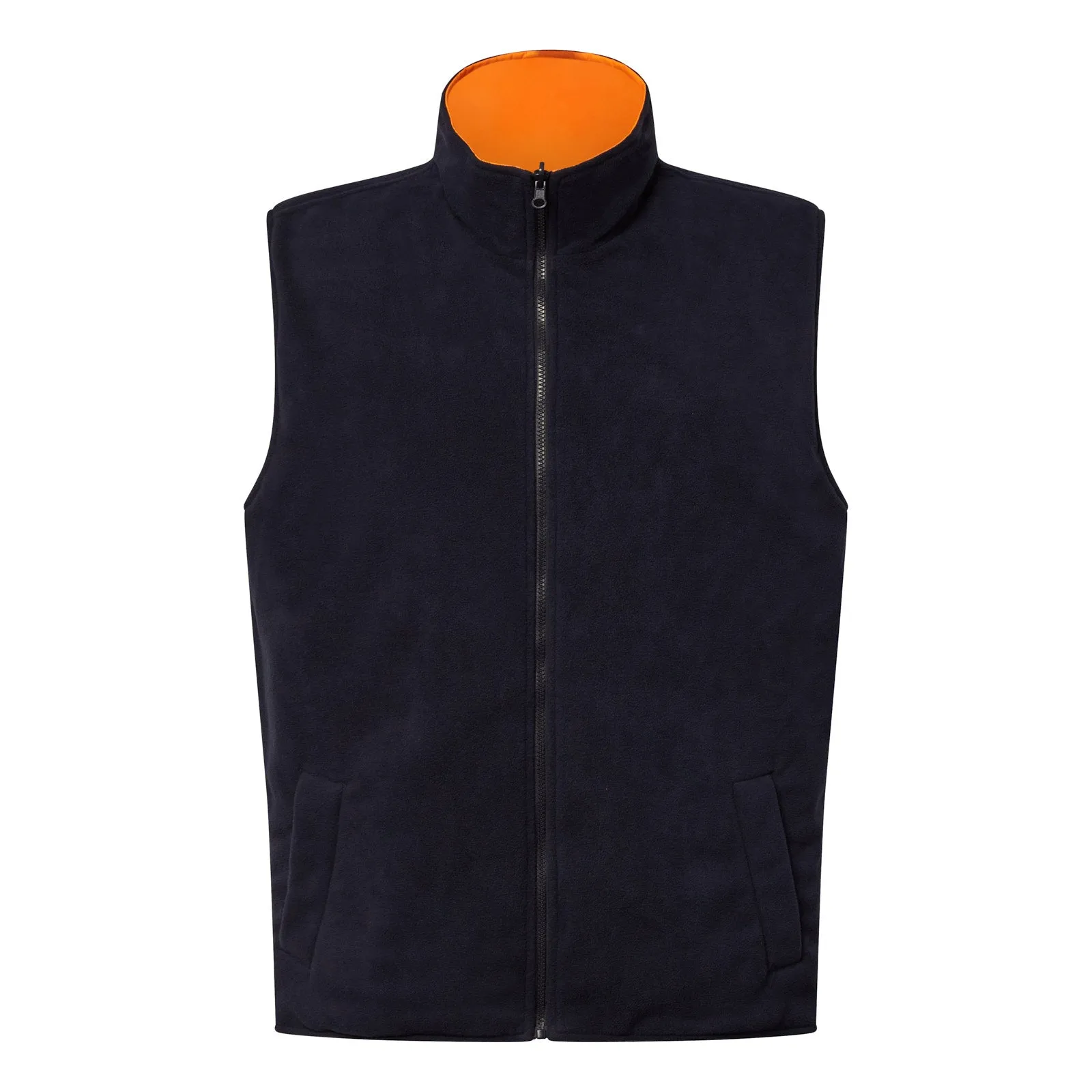 Hi Vis Vic Rail Reversible Fleece Vest with Reflective Tape (NC-WW9021)