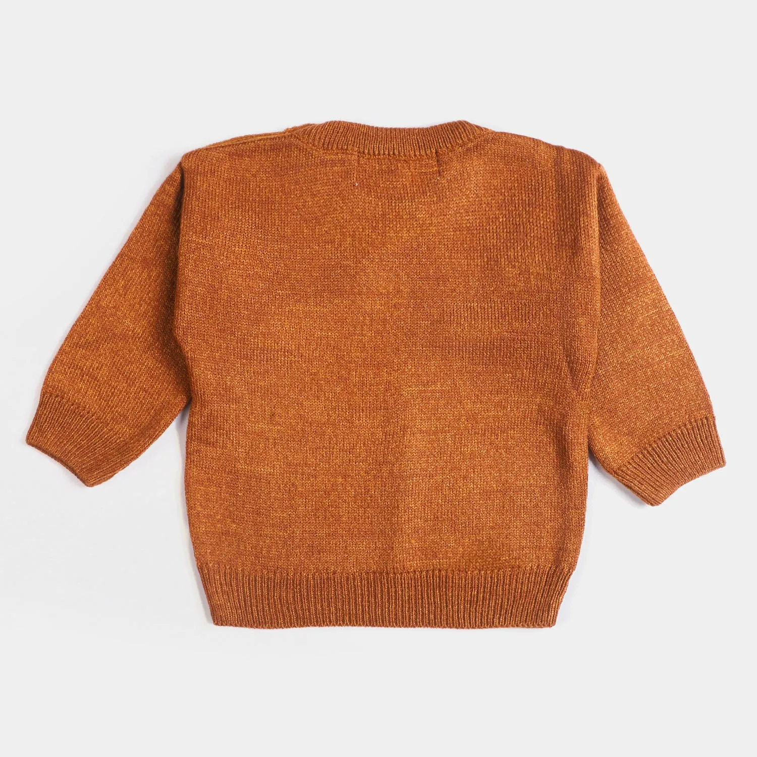 Infant Boys Knitted 2Pcs Suit - Brown