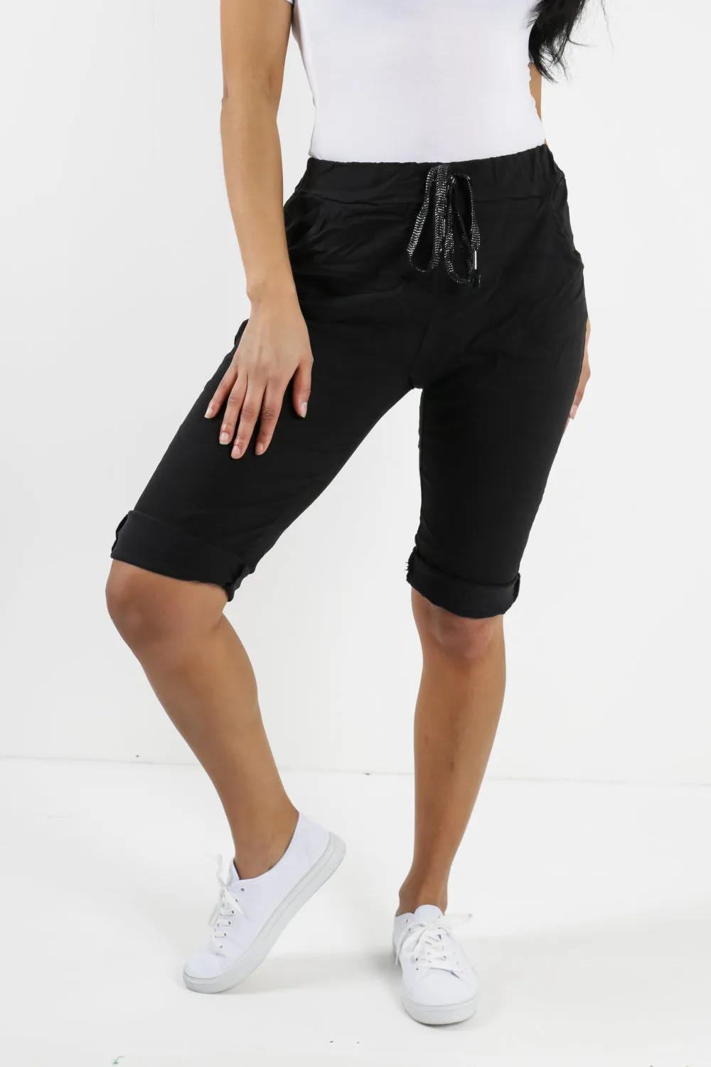 Italian Plain Magic Stretch Chino Shorts