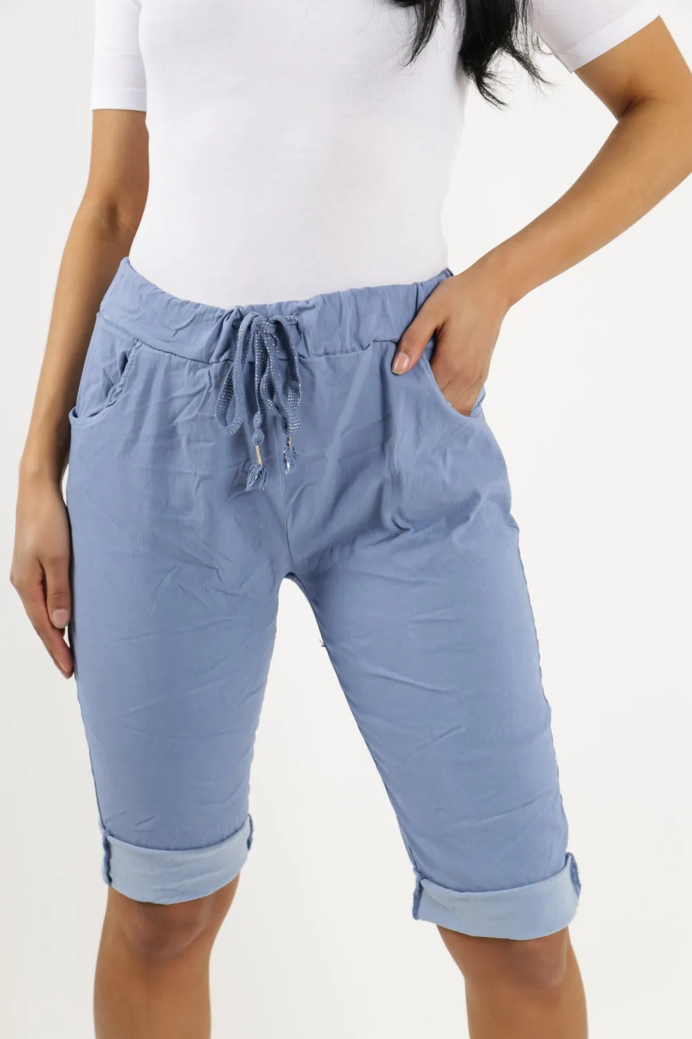 Italian Plain Magic Stretch Chino Shorts