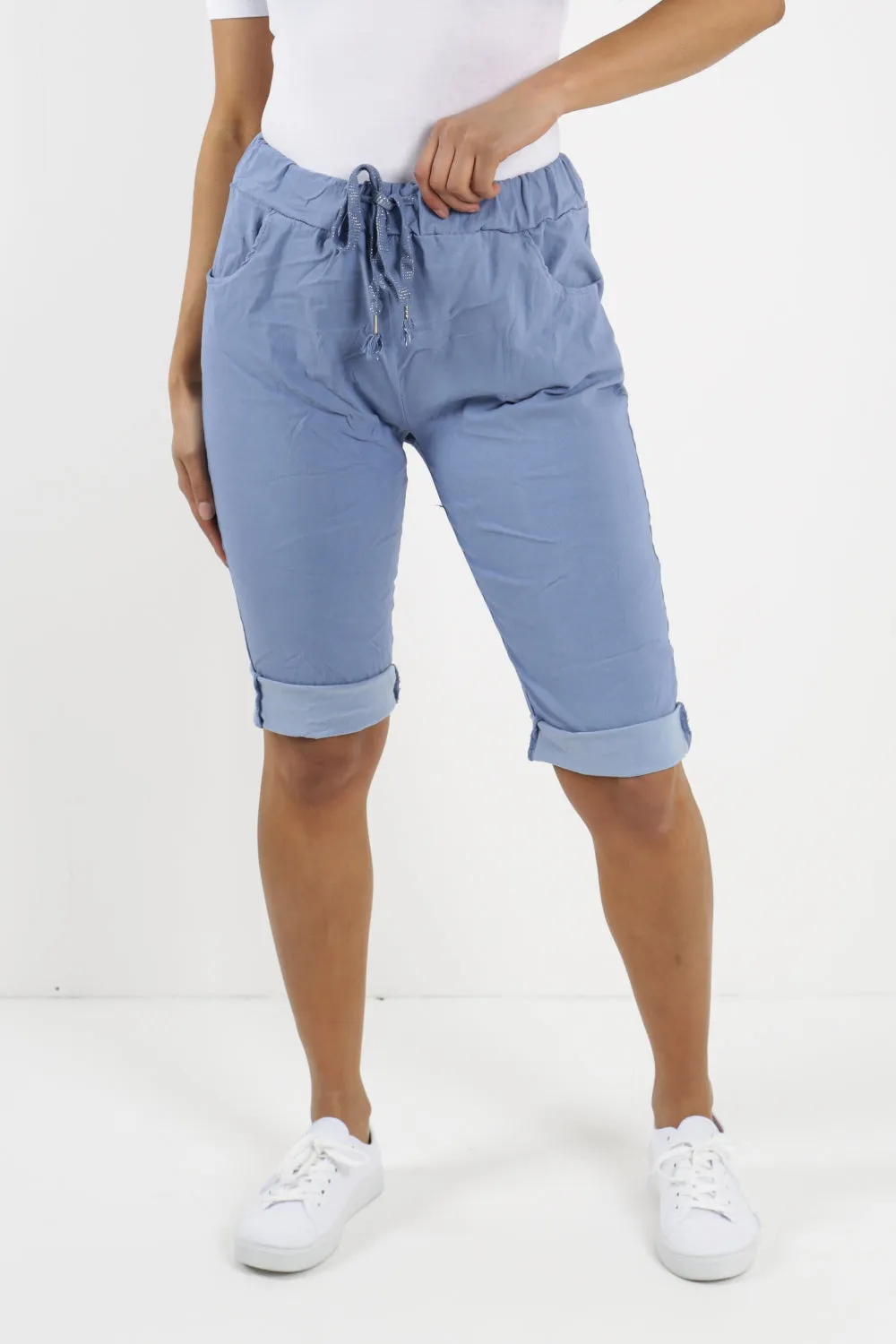 Italian Plain Magic Stretch Chino Shorts