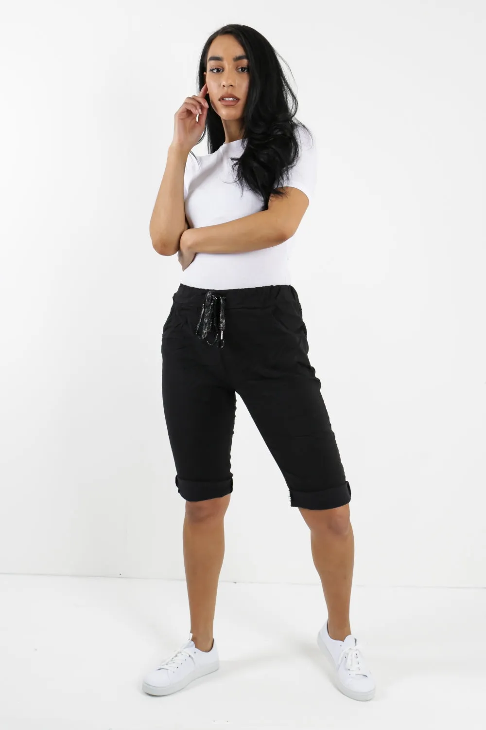 Italian Plain Magic Stretch Chino Shorts